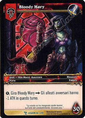 LEGION 010 / 319 Bloody Mary non comune -NEAR MINT-