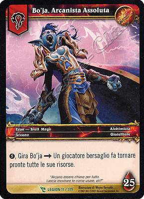 LEGION 011 / 319 Bo'ja, Arcanista Assoluta non comune -NEAR MINT-