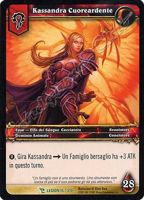 LEGION 015 / 319 Kassandra Cuoreardente non comune -NEAR MINT-