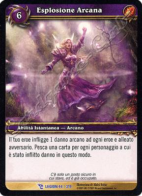 LEGION 044 / 319 Esplosione Arcana rara -NEAR MINT-
