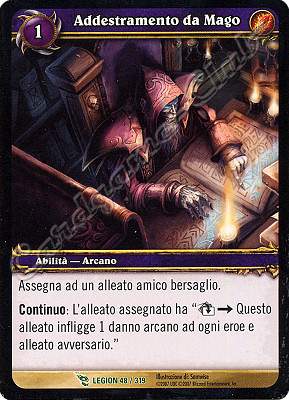 LEGION 048 / 319 Addestramento da Mago non comune -NEAR MINT-
