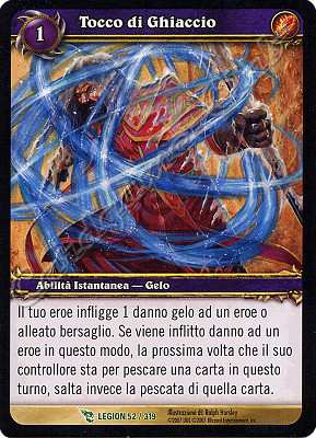 LEGION 052 / 319 Tocco di Ghiaccio non comune -NEAR MINT-