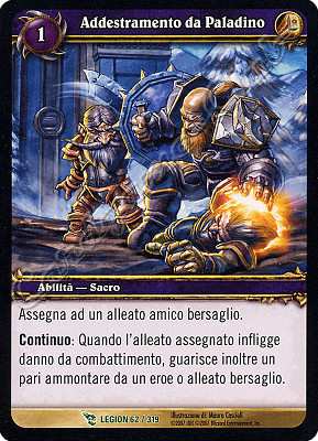 LEGION 062 / 319 Addestramento da Paladino non comune -NEAR MINT-
