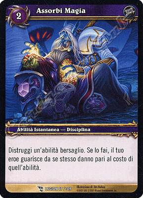 LEGION 067 / 319 Assorbi Magia comune -NEAR MINT-
