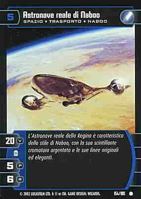 154 / 180 Astronave reale di Naboo comune (IT) -NEAR MINT-
