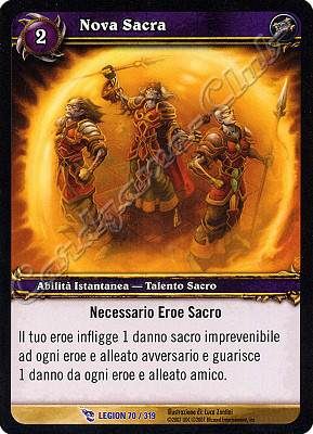 LEGION 070 / 319 Nova Sacra rara -NEAR MINT-