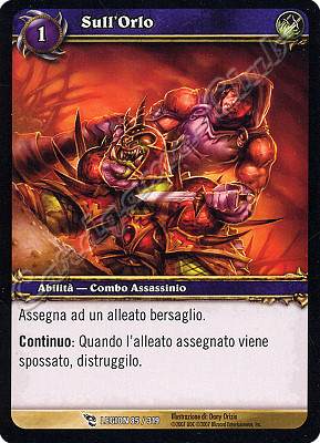 LEGION 085 / 319 Sull'Orlo comune -NEAR MINT-