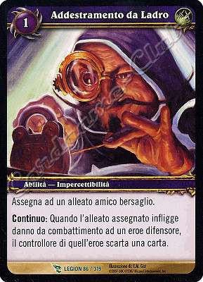 LEGION 086 / 319 Addestramento da Ladro non comune -NEAR MINT-