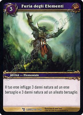 LEGION 095 / 319 Furia degli Elementi comune -NEAR MINT-