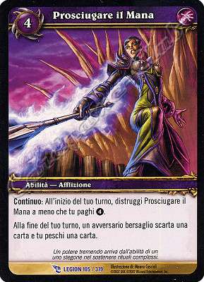 LEGION 105 / 319 Prosciugare il Mana rara -NEAR MINT-
