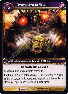 LEGION 110 / 319 Travasare la Vita rara -NEAR MINT-