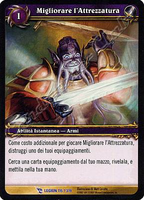 LEGION 115 / 319 Migliorare l'Attrezzatura rara -NEAR MINT-