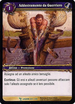 LEGION 124 / 319 Addestramento da Guerriero non comune -NEAR MINT-