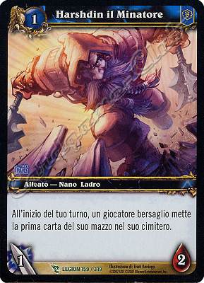 LEGION 159 / 319 Harshdin il Minatore non comune -NEAR MINT-
