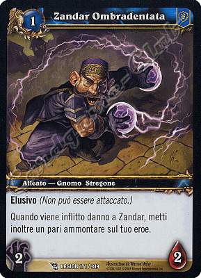 LEGION 171 / 319 Zandar Ombradentata comune -NEAR MINT-