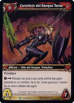 LEGION 174 / 319 Cavaliere del Sangue Tarae non comune -NEAR MINT-