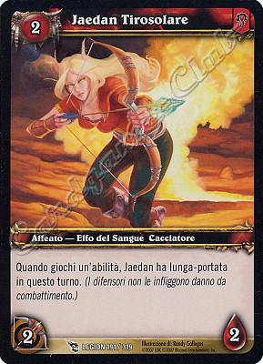 LEGION 191 / 319 Jaedan Tirosolare comune -NEAR MINT-