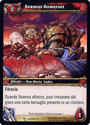 LEGION 201 / 319 Seamus Somerset non comune -NEAR MINT-