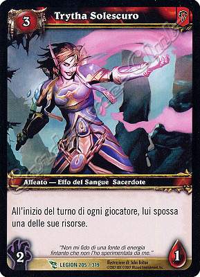 LEGION 205 / 319 Trytha Solescuro non comune -NEAR MINT-