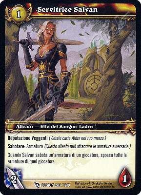 LEGION 243 / 319 Servitrice Salvan comune -NEAR MINT-