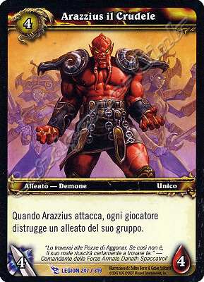 LEGION 247 / 319 Arazzius il Crudele rara -NEAR MINT-