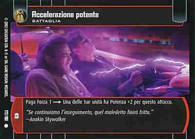 172 / 180 Accelerazione potente comune (IT) -NEAR MINT-