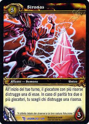 LEGION 253 / 319 Sironas rara -NEAR MINT-