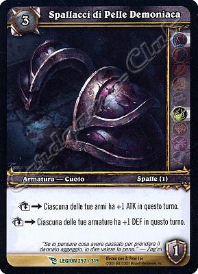 LEGION 257 / 319 Spallacci di Pelle Demoniaca non comune -NEAR MINT-
