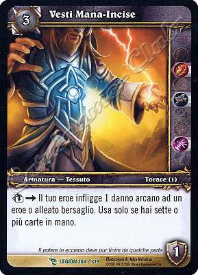 LEGION 264 / 319 Vesti Mana-Incise non comune -NEAR MINT-