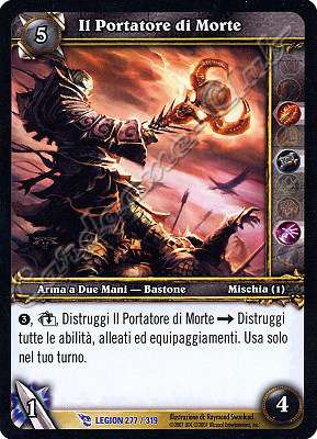 LEGION 277 / 319 Il Portatore di Morte rara -NEAR MINT-