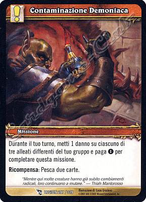 LEGION 297 / 319 Contaminazione Demoniaca comune -NEAR MINT-