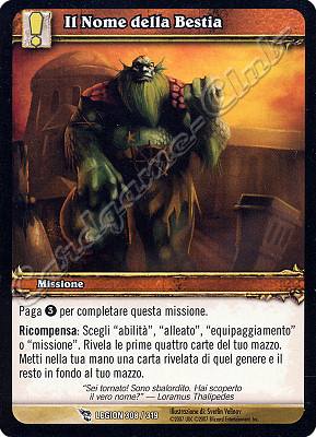 LEGION 308 / 319 Il Nome della Bestia comune -NEAR MINT-
