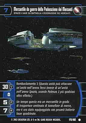 178 / 180 Mercantile da guerra della Federazione dei Mercanti comune (IT) -NEAR MINT-