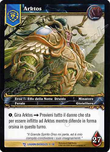 LEGION OVERSIZE 01/18 Arktos rara oversize -NEAR MINT-