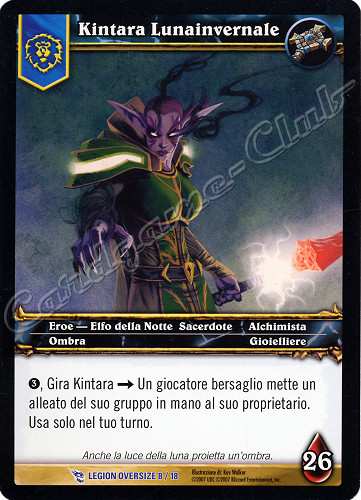 LEGION OVERSIZE 08/18 Kintara Lunainvernale rara oversize -NEAR MINT-