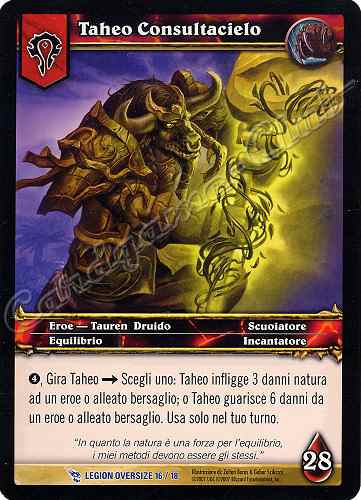 LEGION OVERSIZE 16/18 Taheo Consultacielo rara oversize -NEAR MINT-