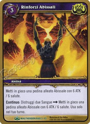 MAGTHERIDON RAID 03/43 Rinforzi Abissali non comune -NEAR MINT-