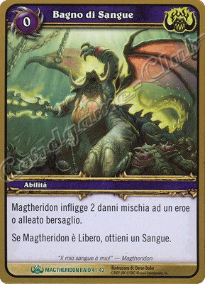 MAGTHERIDON RAID 04/43 Bagno di Sangue non comune -NEAR MINT-