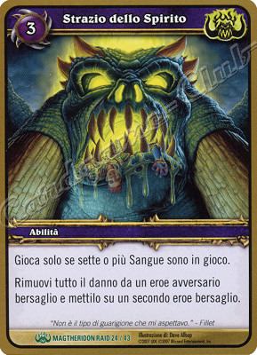 MAGTHERIDON RAID 24/43 Strazio dello Spirito non comune -NEAR MINT-