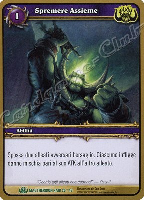 MAGTHERIDON RAID 25/43 Spremere Assieme non comune -NEAR MINT-