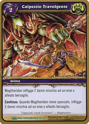 MAGTHERIDON RAID 29/43 Calpestio Travolgente non comune -NEAR MINT-