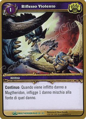 MAGTHERIDON RAID 30/43 Riflesso Violento non comune -NEAR MINT-