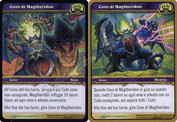 MAGTHERIDON RAID 43/43 Covo di Magtheridon non comune -NEAR MINT-