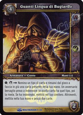 MAGTHERIDON 04/20 Guanti Lingua di Bugiardo rara foil -NEAR MINT-