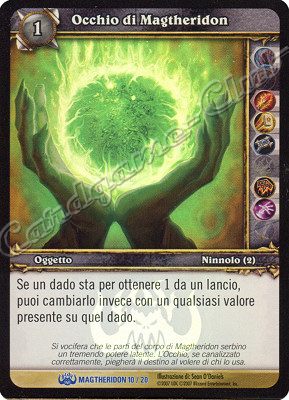 MAGTHERIDON 10/20 Occhio di Magtheridon rara foil -NEAR MINT-