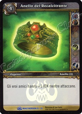 MAGTHERIDON 15/20 Anello del Recalcitrante rara foil -NEAR MINT-