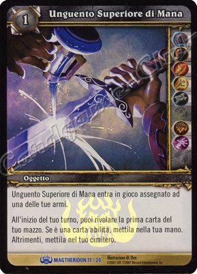 MAGTHERIDON 17/20 Unguento Superiore di Mana rara foil -NEAR MINT-