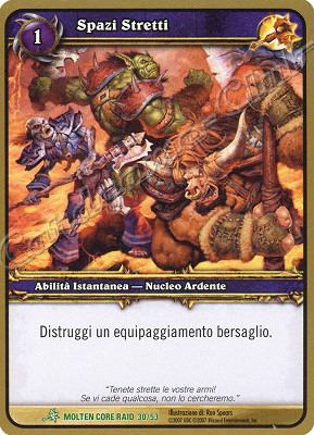 MOLTEN CORE RAID 30/53 Spazi Stretti non comune -NEAR MINT-