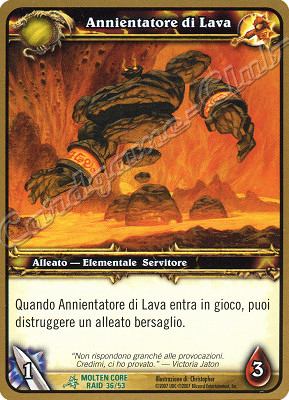 MOLTEN CORE RAID 36/53 Annientatore di Lava non comune -NEAR MINT-