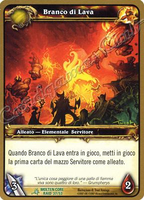 MOLTEN CORE RAID 37/53 Branco di Lava non comune -NEAR MINT-